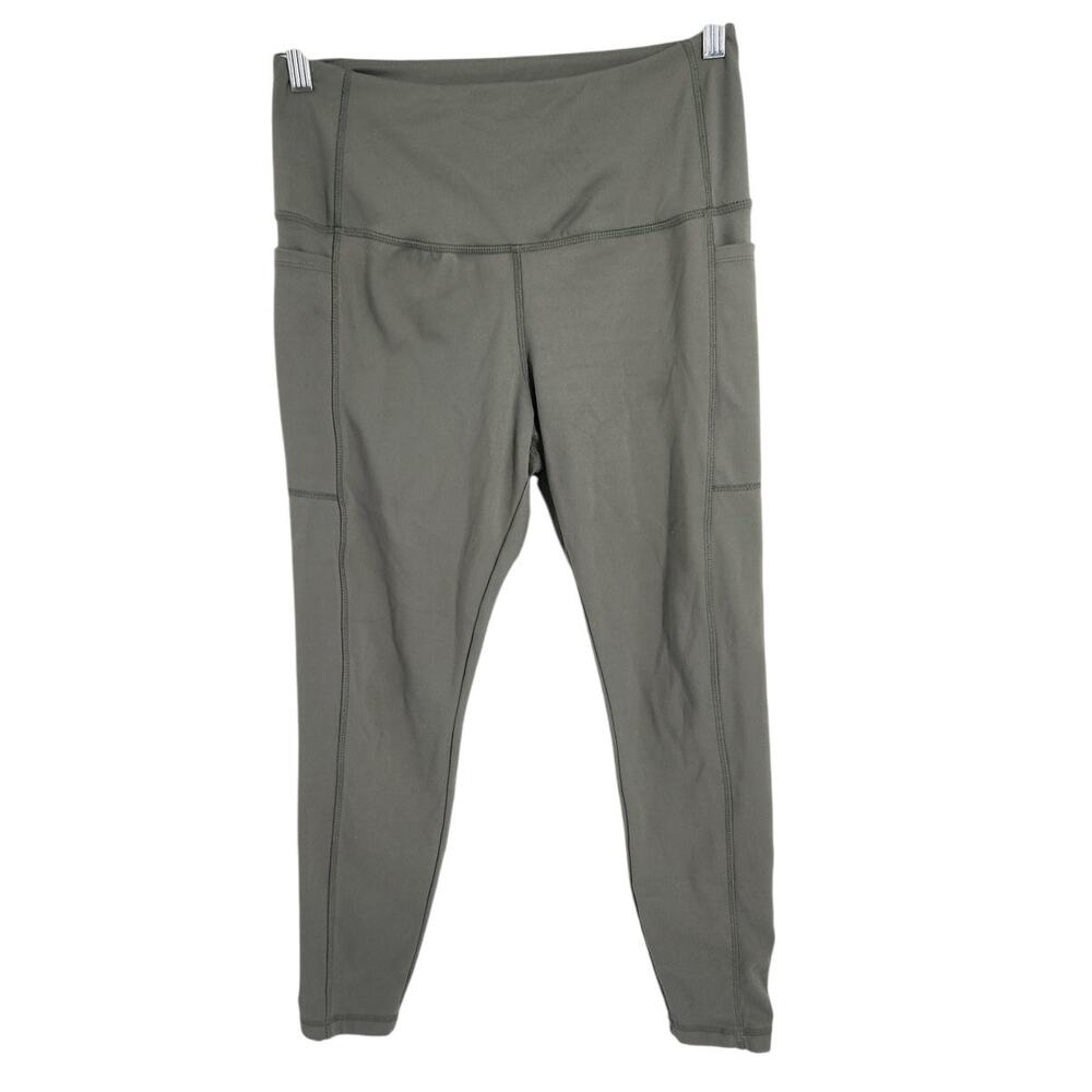Danskin Green Workout Cropped Leggings - Women's Size Large